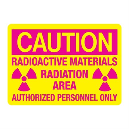 Radioactive Materials/Radiation Area/Auth Personnel Only